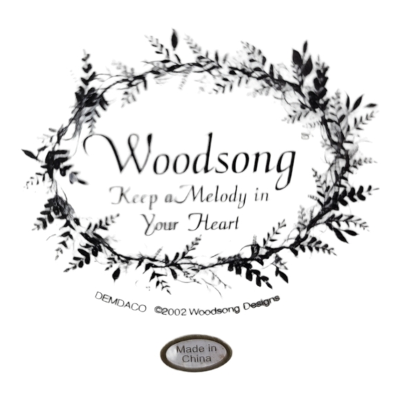 Woodsong Keep A Melody In Your Heart Demdaco Fox Rabbit Squirrel‎ Figurine - Picture 8 of 8